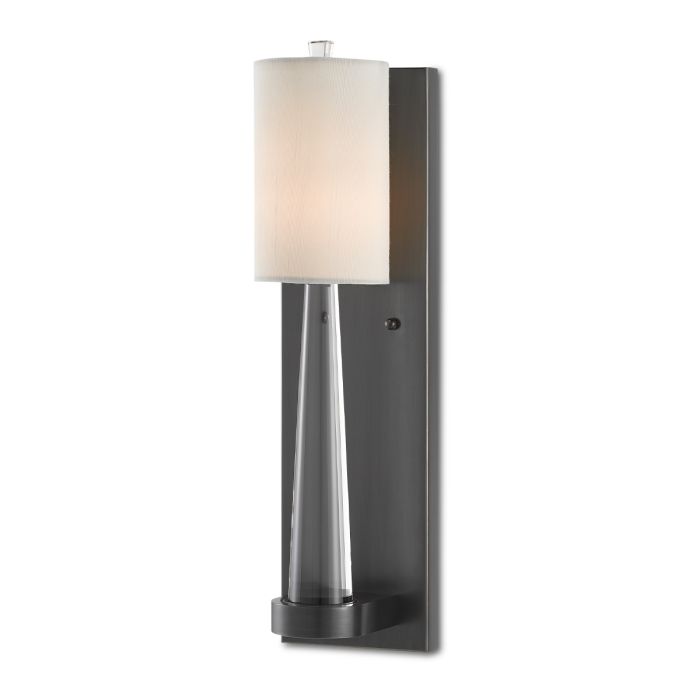 Junia 1 lt Wall Light - Clear / Oil Rubbed Bronze