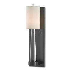 Junia 1 lt Wall Light - Clear / Oil Rubbed Bronze