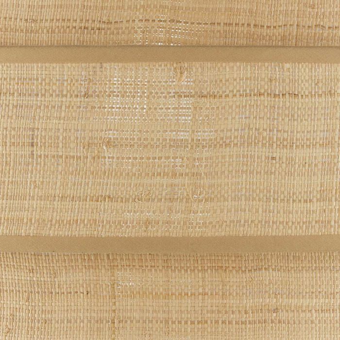Maura 6 lt Chandelier - Natural / Satin Black