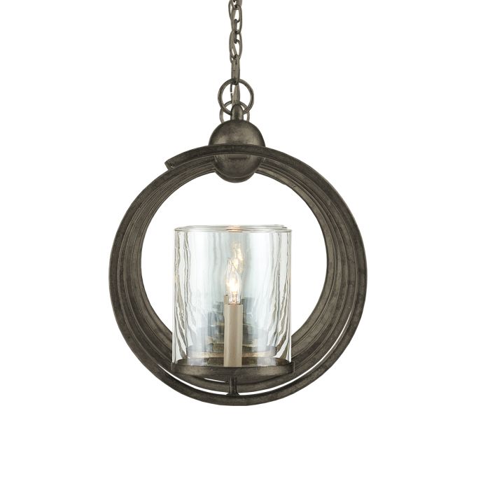 Maximus 5 lt Medium Chandelier - Pyrite Bronze / Clear