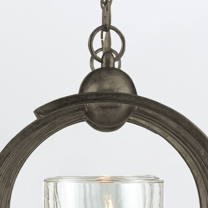 Maximus 5 lt Medium Chandelier - Pyrite Bronze / Clear