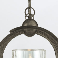 Maximus 5 lt Medium Chandelier - Pyrite Bronze / Clear