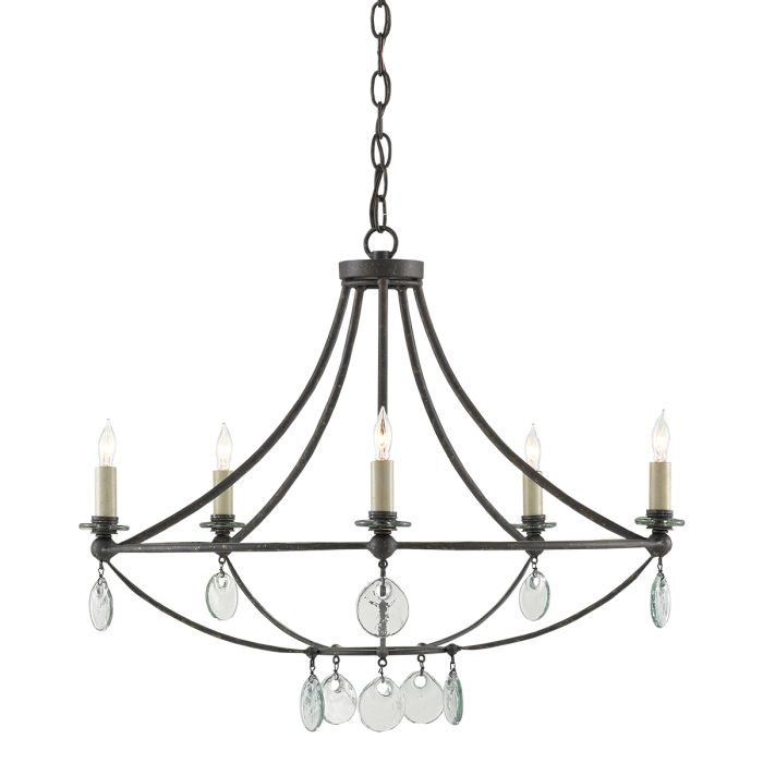 Novella 5 lt Small Chandelier - Mayfair / Clear