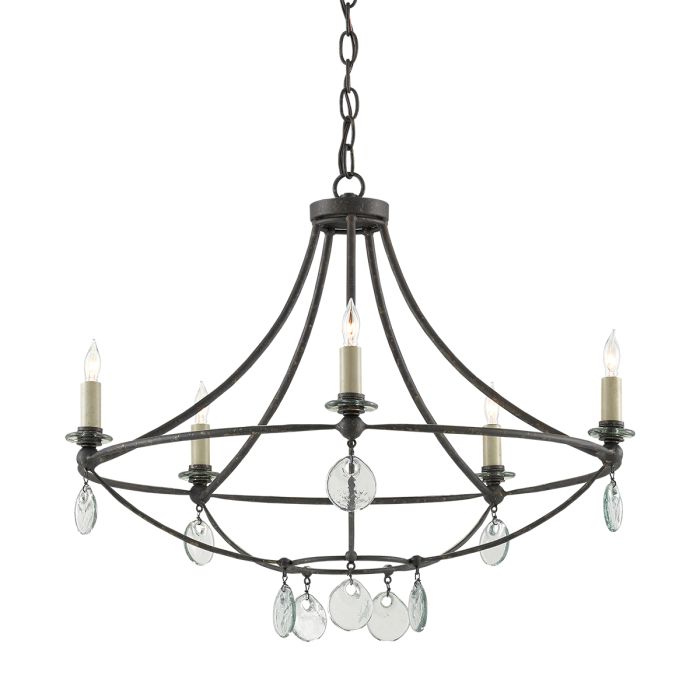 Novella 5 lt Small Chandelier - Mayfair / Clear