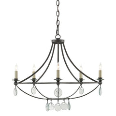 Novella 5 lt Small Chandelier - Mayfair / Clear