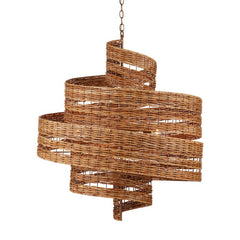 Saisei 5 lt Medium Chandelier - Khaki Beige