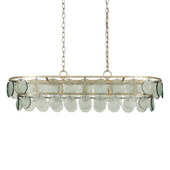 Settat 5 lt Chandelier - Silver Leaf