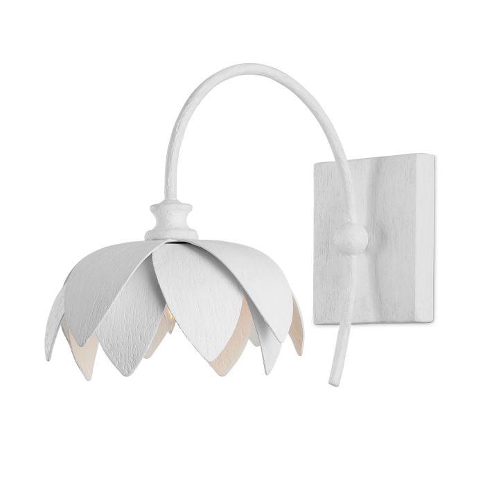 Sweetheart 1 lt Wall Light - Gesso White