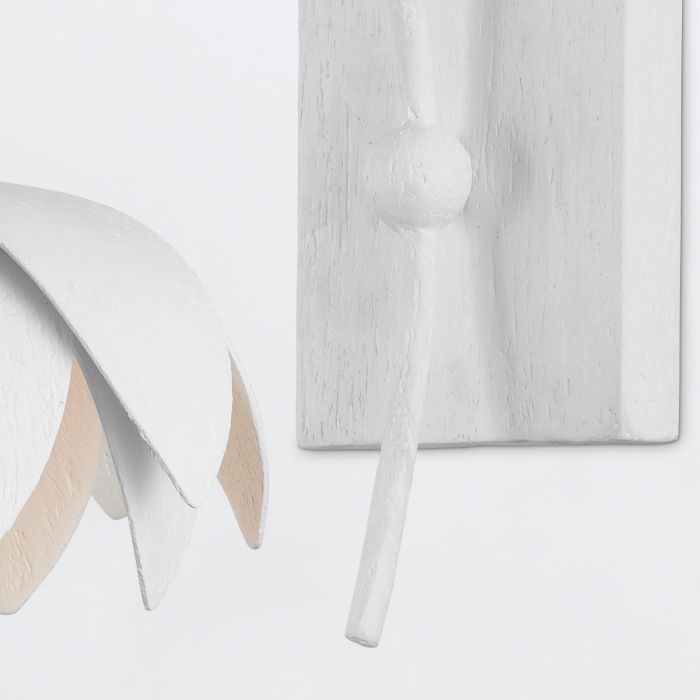 Sweetheart 1 lt Wall Light - Gesso White