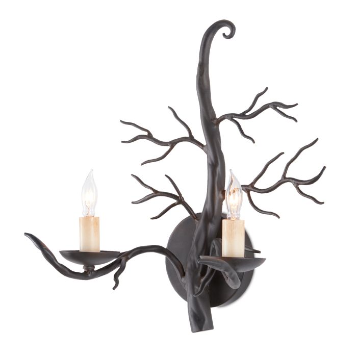 Treetop 2 lt Wall Light - Old Iron