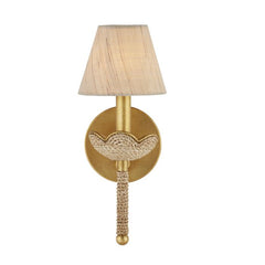 Vichy 1 lt Wall Light - Contemporary Gold Leaf