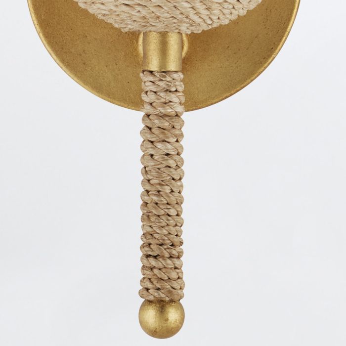 Vichy 1 lt Wall Light - Contemporary Gold Leaf