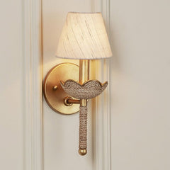 Vichy 1 lt Wall Light - Contemporary Gold Leaf