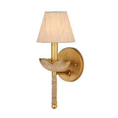 Vichy 1 lt Wall Light - Contemporary Gold Leaf