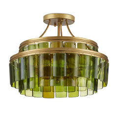 Vintner 3 lt Semi-Flush - Contemporary Gold Leaf