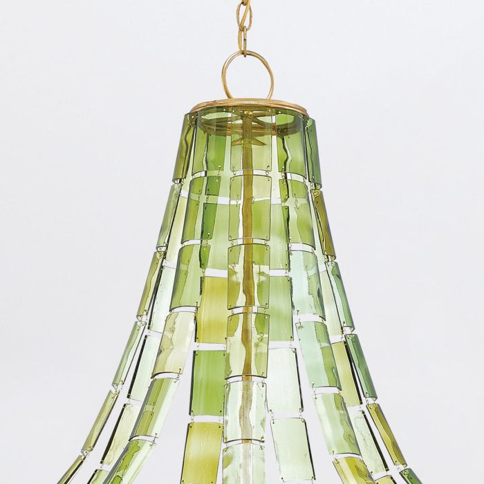 Vintner 7 lt Chandelier - Dark Contemporary Gold Leaf