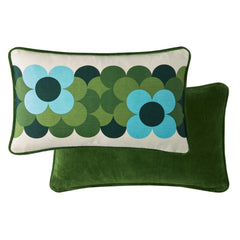 Orla Kiely Retro Flower Stripe Riviera 30x50cm Microfibre Cushion