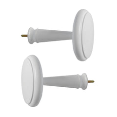 Laura Ashley Ribbed Ball Holdback, Cotton White