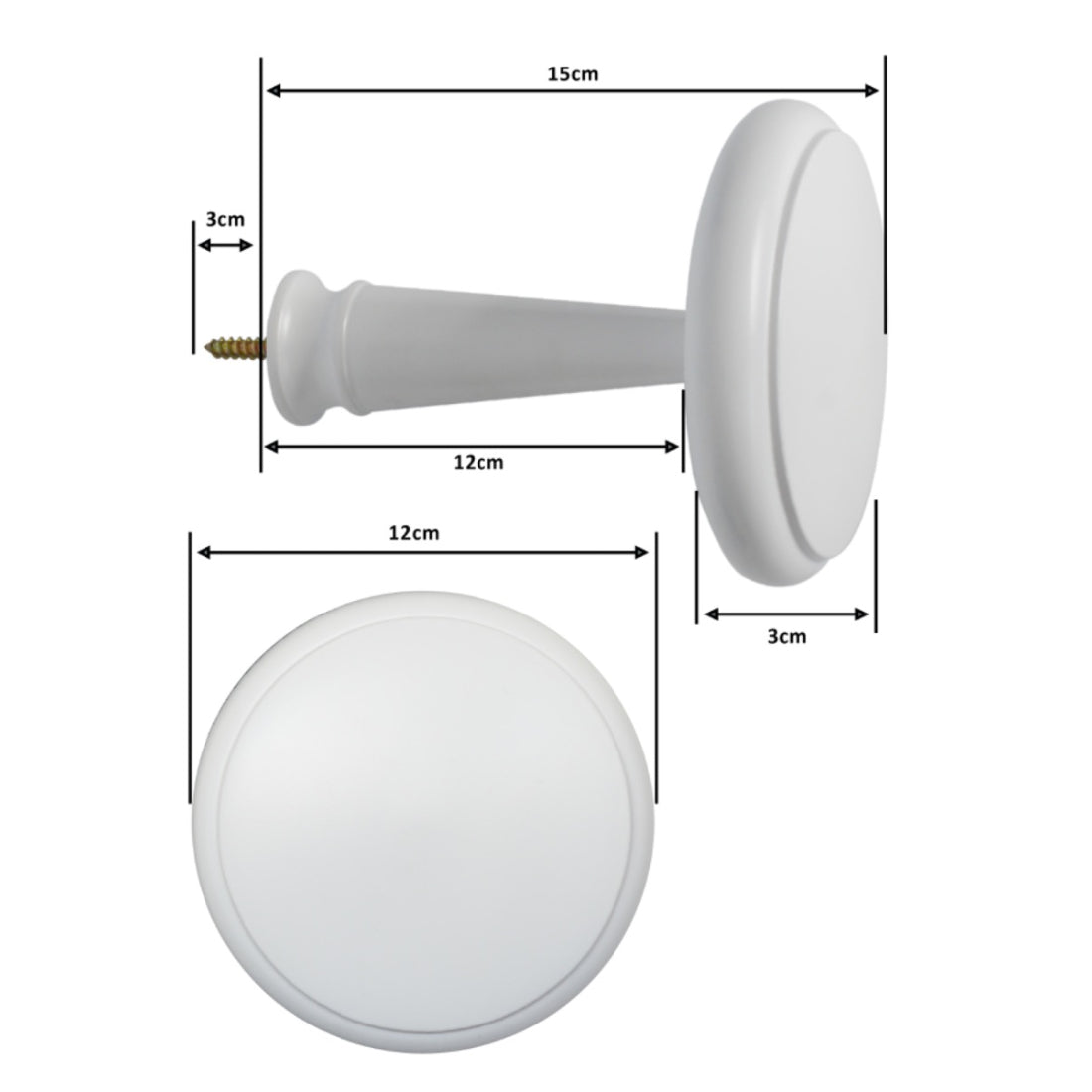 Laura Ashley Ribbed Ball Holdback, Cotton White