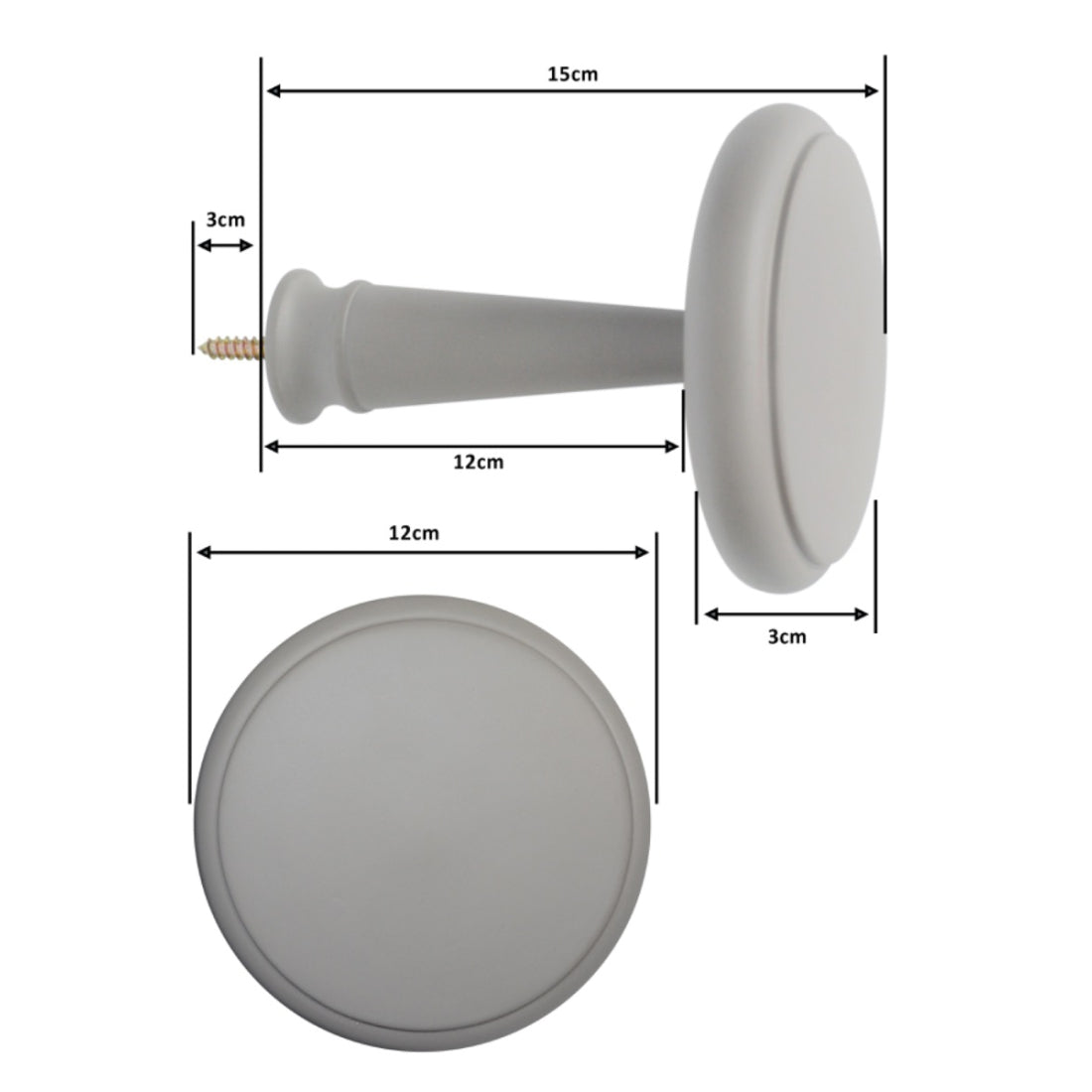 Laura Ashley Ribbed Ball Holdback, Pale Dove Grey