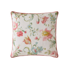 Laura Ashley Rosalind Pale Cranberry 45x45cm Microfibre Cushion