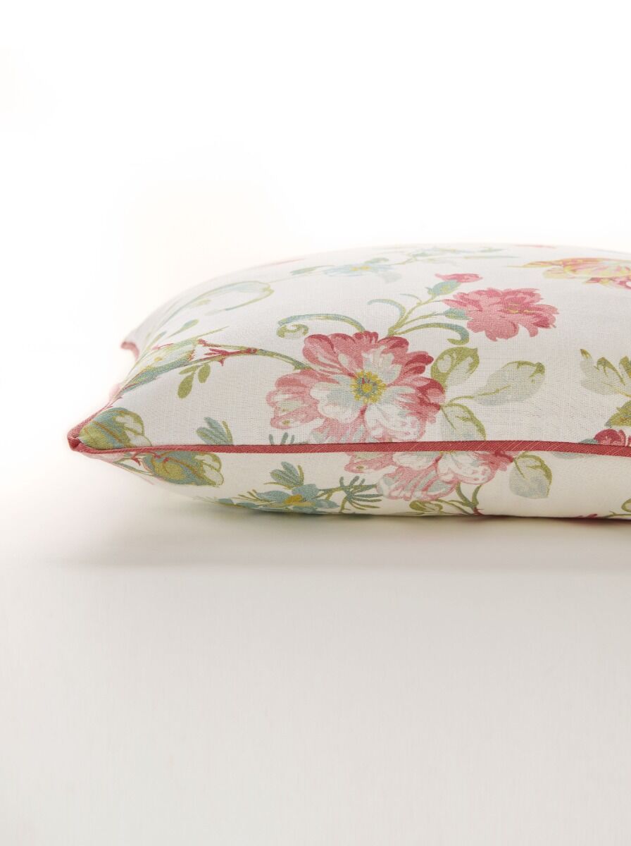 Laura Ashley Rosalind Pale Cranberry 45x45cm Microfibre Cushion