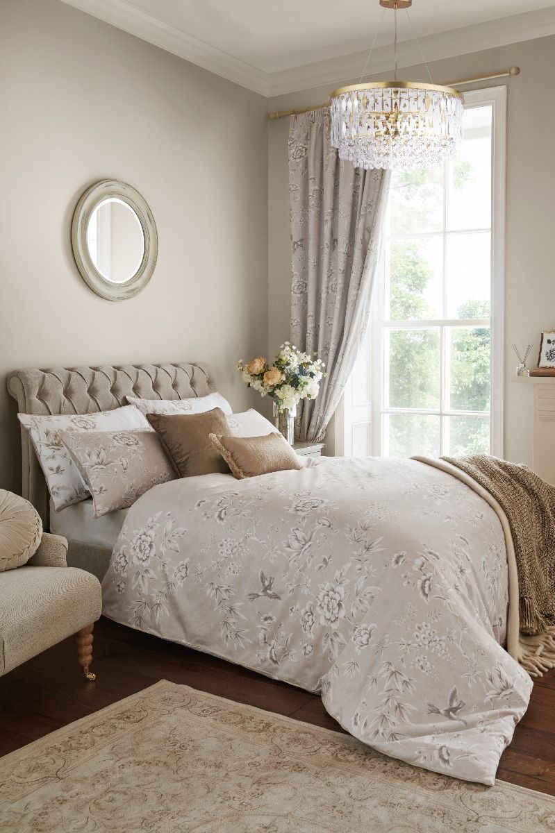 Laura Ashley Rowsham Garden Natural Bedding