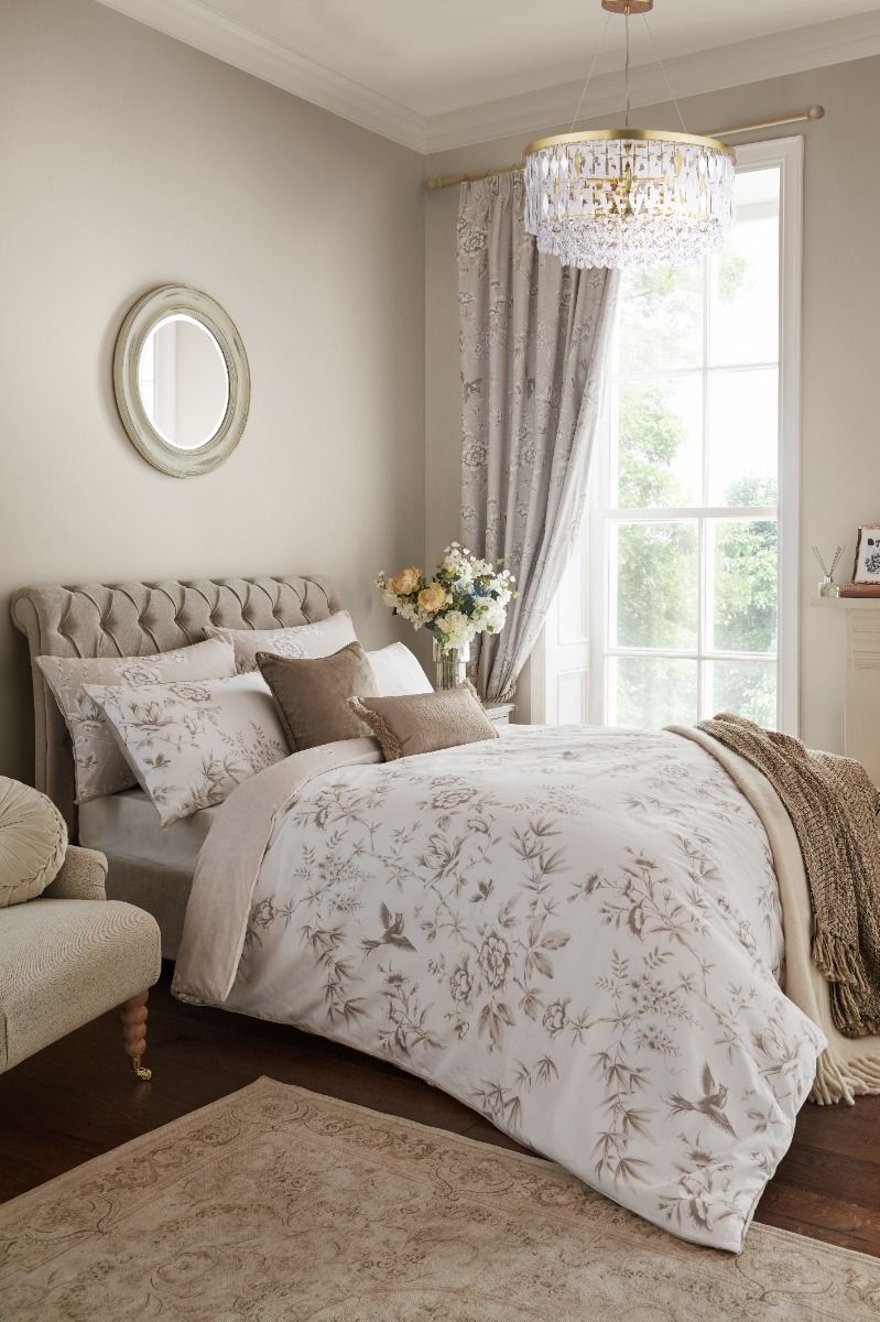 Laura Ashley Rowsham Garden Natural Bedding