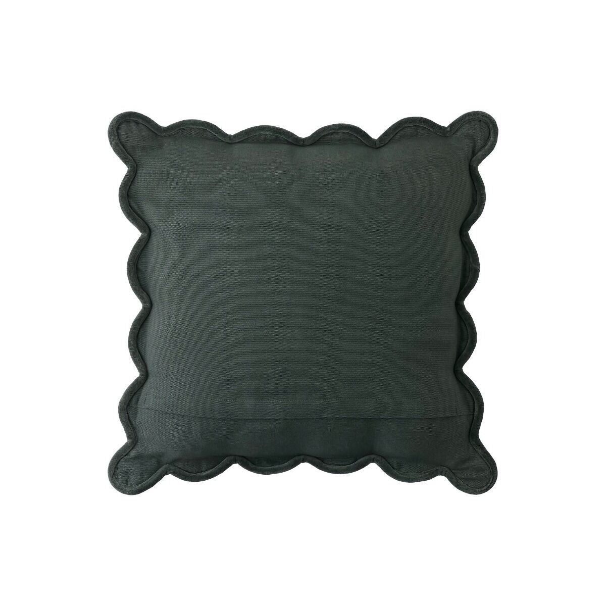 Laura Ashley Scalloped Pine Green 43x43cm Microfibre Cushion