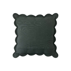 Laura Ashley Scalloped Pine Green 43x43cm Microfibre Cushion