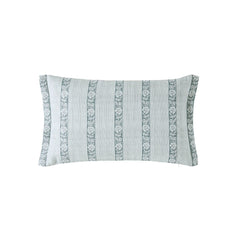 Laura Ashley Semington Chambray Blue Microfibre 30x50cm Cushion