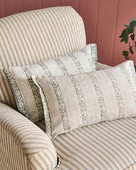 Laura Ashley Semington Sage Green Microfibre 30x50cm Cushion