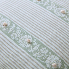 Laura Ashley Semington Sage Green Microfibre 30x50cm Cushion