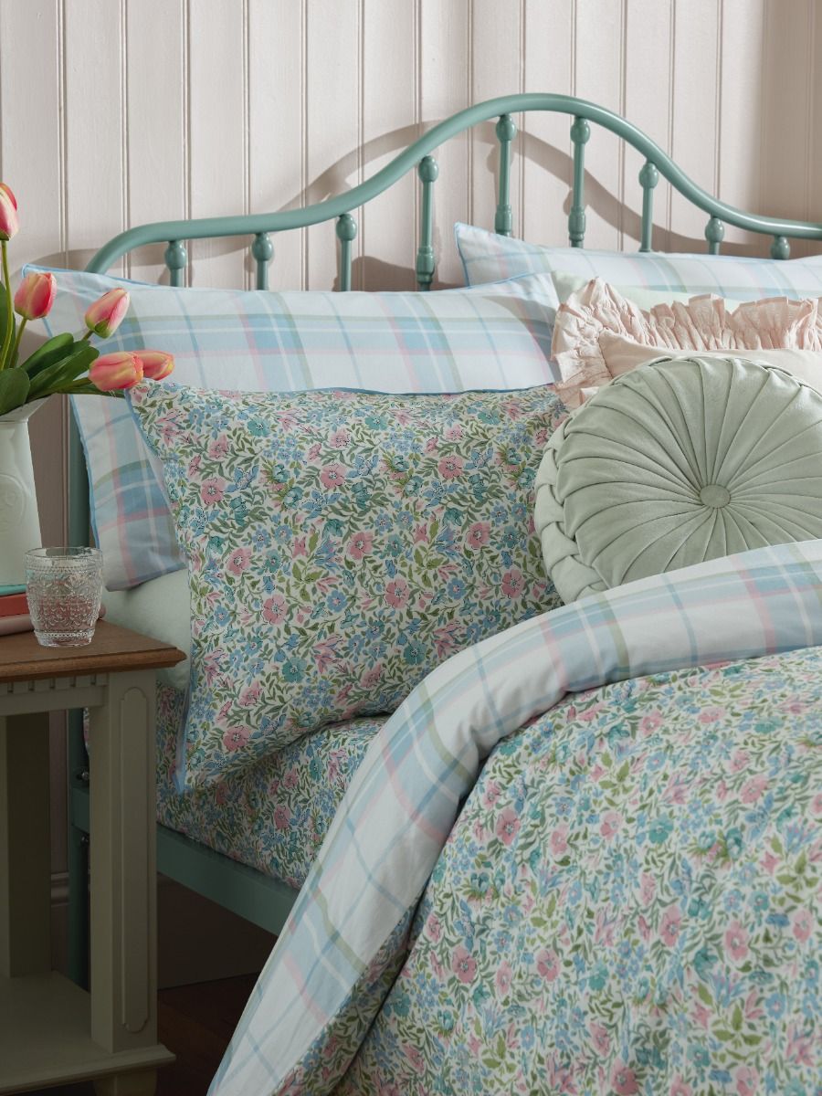 Laura Ashley Sherston Powder Blue Bedding