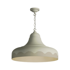 David Hunt Lighting Scallop Large Pendant Bespoke Metallic