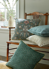 William Morris At Home Spring Thicket Mineral Microfibre 45x45cm Cushion