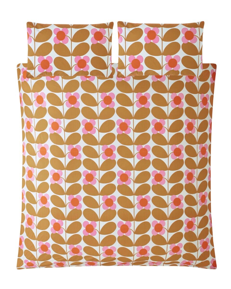 Orla Kiely Stem Bloom Saffron Bedding