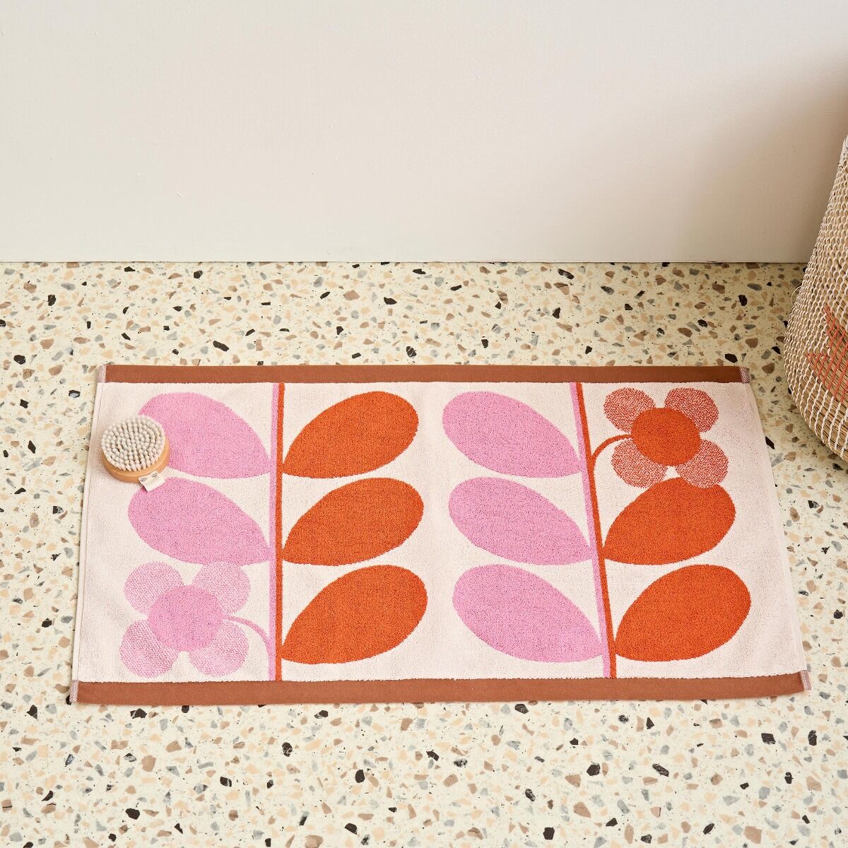 Orla Kiely Stem Bloom Duo Blush Towels