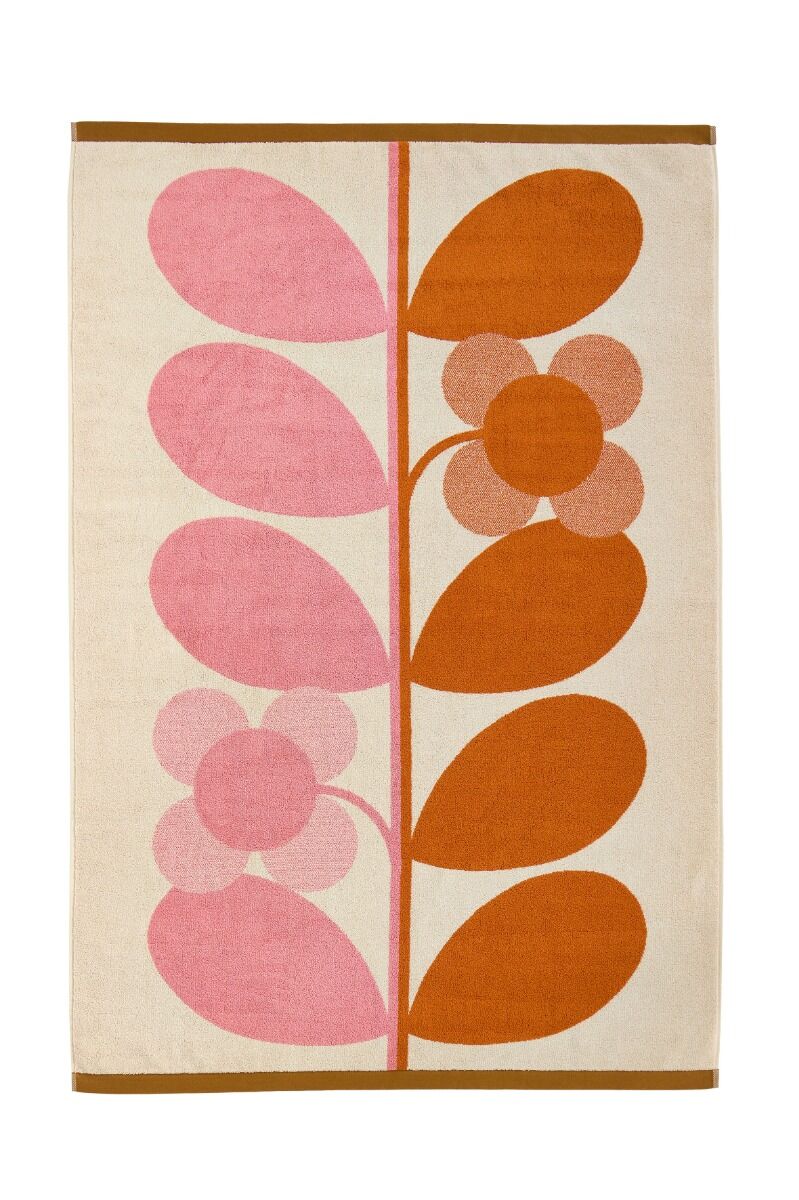Orla Kiely Stem Bloom Duo Blush Towels