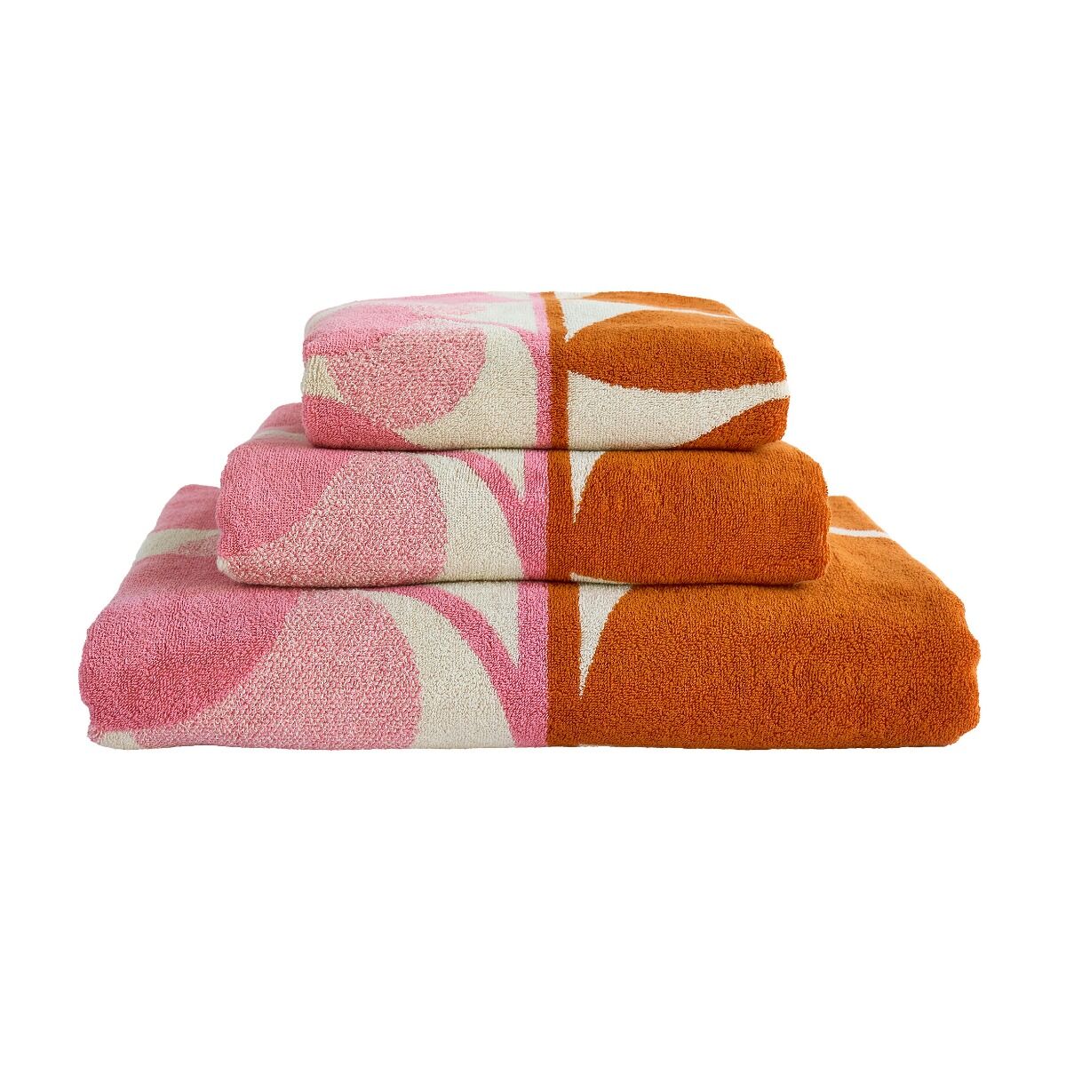 Orla Kiely Stem Bloom Duo Blush Towels
