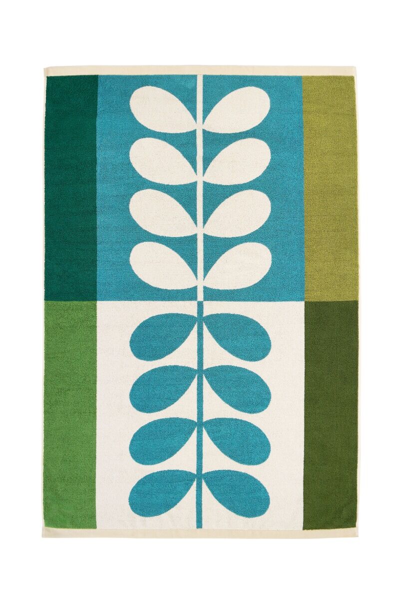 Orla Kiely Stem Check Willow Towels