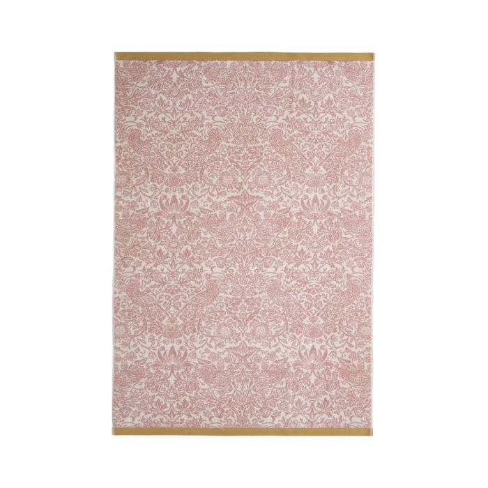 William Morris at Home Strawberry Thief Plaster Pink Towels