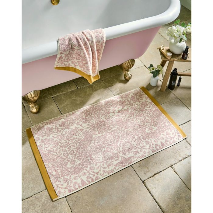 William Morris at Home Strawberry Thief Plaster Pink Towels