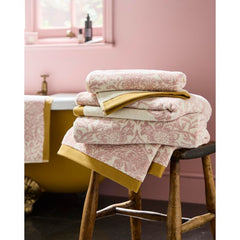 William Morris at Home Strawberry Thief Plaster Pink Towels