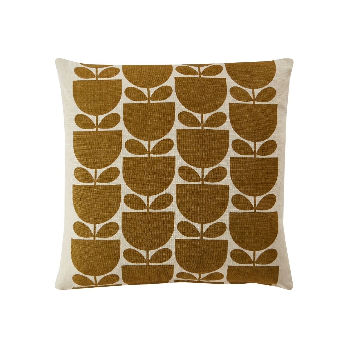 Orla Kiely Striped Tulip Pink/ochre Microfibre 45x45cm Cushion