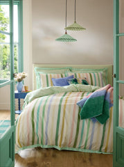 Bluebellgray Sunday Stripe Botanical Greens Bedding