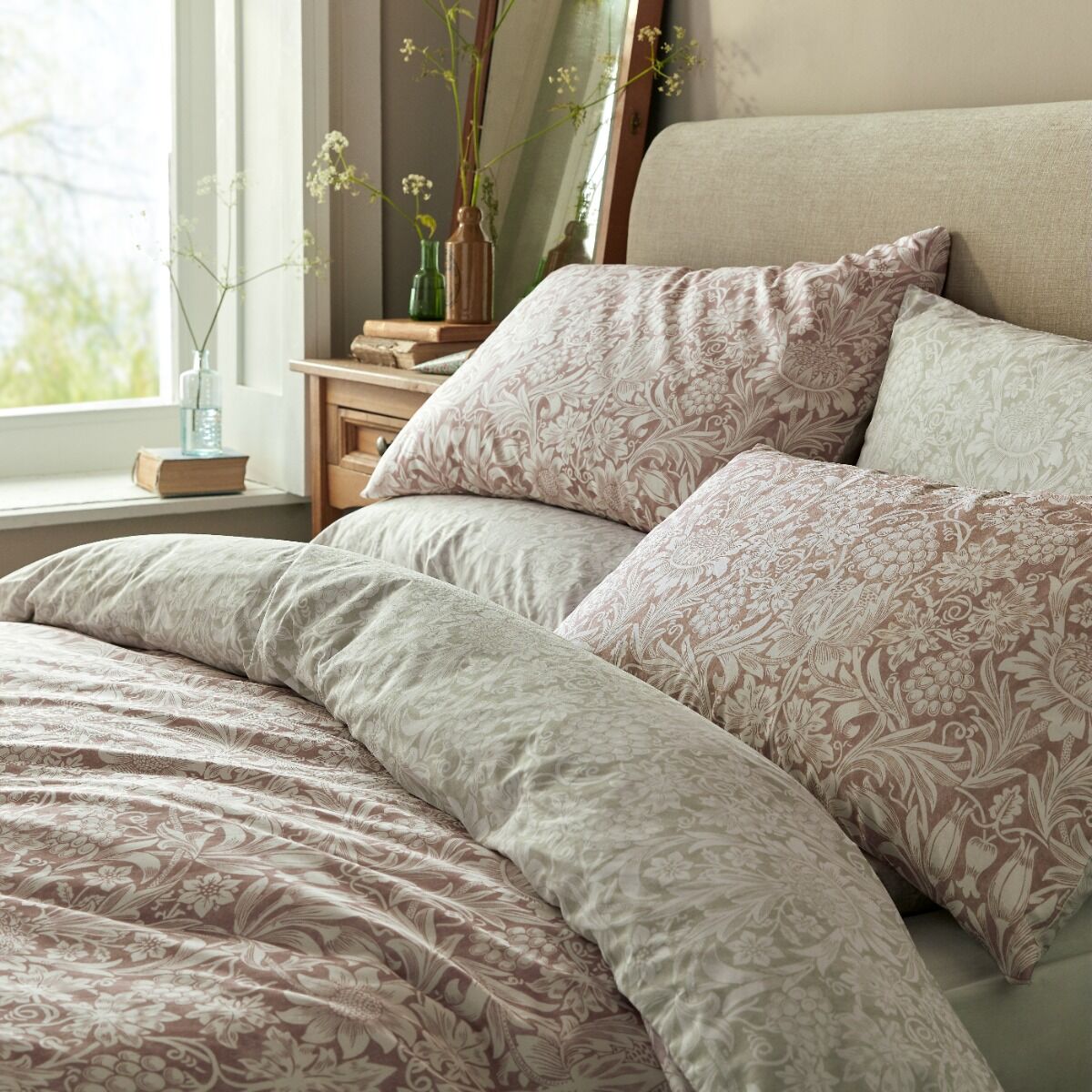 William Morris At Home Sunflower Clay Bedding