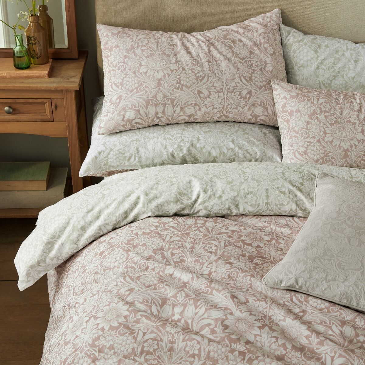 William Morris At Home Sunflower Clay Bedding