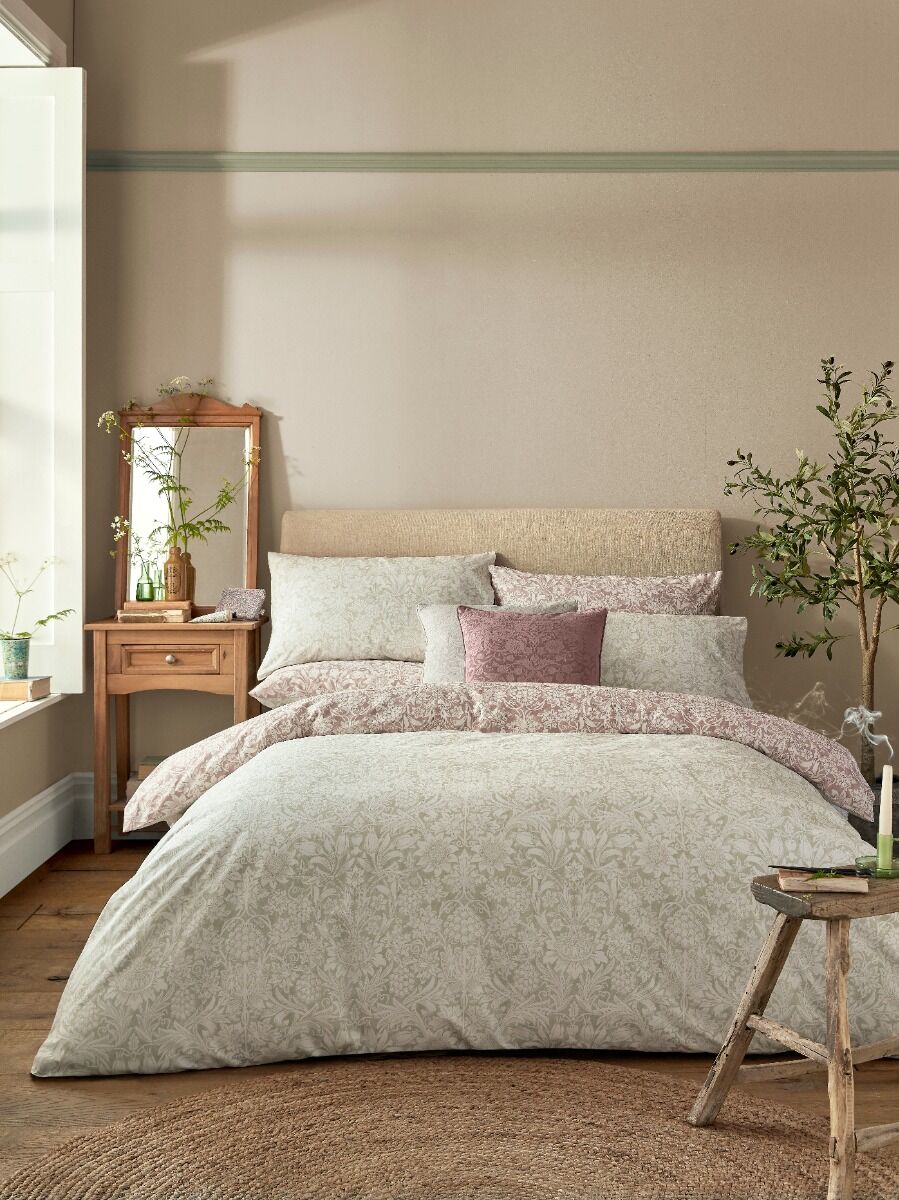 William Morris At Home Sunflower Clay Bedding