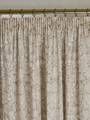 William Morris At Home Sunflower Hessian Natural Ready Made Curtains